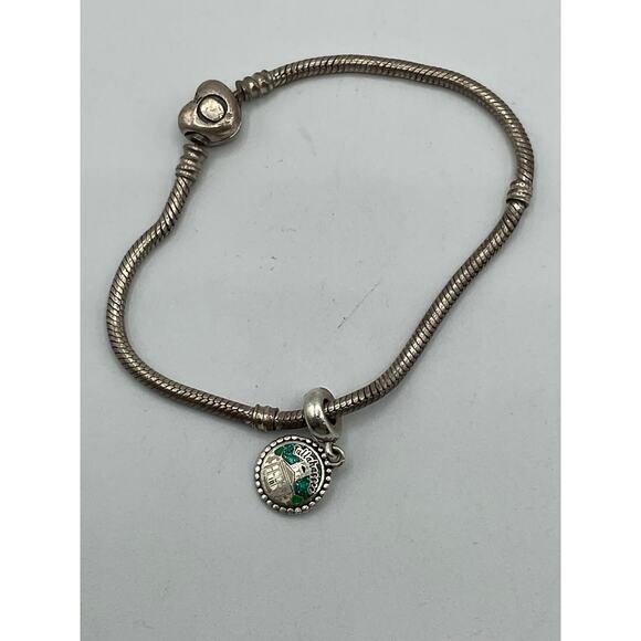 Pandora Charm Bracelet with 1 charms, about 8 inches - Picture 5 of 5